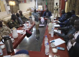 اجتماع مشترك للجنتي الأمن بالنيل الأزرق وسنار اجتماع مشترك للجنتي الأمن بالنيل الأزرق وسنار