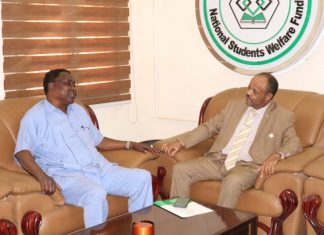 أمين صندوق رعاية الطلاب يلتقي مدير الجامعة التكنولوجية أمين صندوق رعاية الطلاب يلتقي مدير الجامعة التكنولوجية