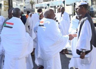 وصول حجاج البعثة العسكرية للمدينة المنورة وصول حجاج البعثة العسكرية للمدينة المنورة