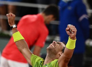 نادال يجرد دجوكوفيتش من اللقب ويتأهل إلى نصف نهائي “رولان غاروس” للمرة 15 نادال يجرد دجوكوفيتش من اللقب ويتأهل إلى نصف نهائي "رولان غاروس" للمرة 15