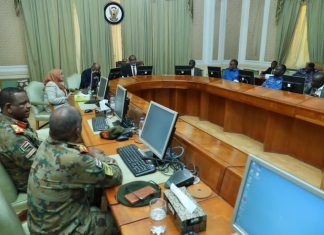 اجتماع بالقصر بشأن أمن ولاية الخرطوم ضم 5 جهات يصدر توجيهات ويناقش قضايا مهمة اجتماع بالقصر بشأن أمن ولاية الخرطوم ضم 5 جهات يصدر توجيهات ويناقش قضايا مهمة