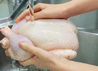 طريقة غسل اللحوم والدجاج طريقة غسل اللحوم والدجاج