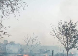 عاجل .. حريق هائل يقضي على منازل بمدينة الفاشر عاجل .. حريق هائل يقضي على منازل بمدينة الفاشر