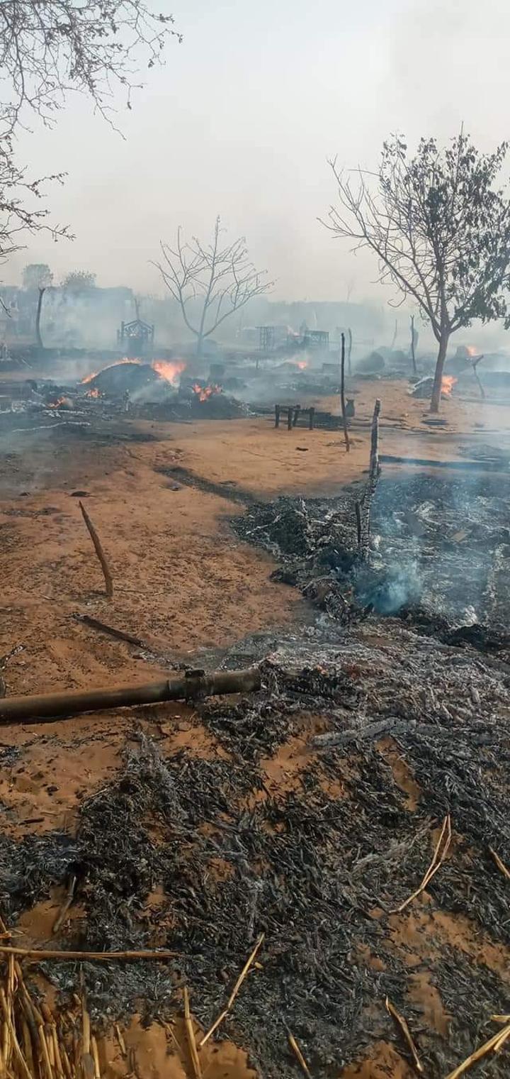 عاجل .. حريق هائل يقضي على منازل بمدينة الفاشر عاجل .. حريق هائل يقضي على منازل بمدينة الفاشر