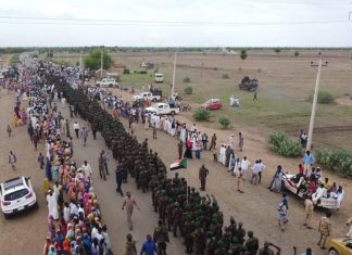 الدمازين تستقبل الفوج الأول لقوات الحركة الشعبية وفقا لاتفاق جوبا الدمازين تستقبل الفوج الأول لقوات الحركة الشعبية وفقا لاتفاق جوبا