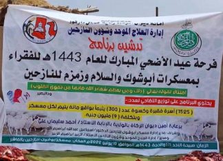 الزكاة بشمال دارفور توزع الأضاحي للفقراء بمعسكر ابوشوك الزكاة بشمال دارفور توزع الأضاحي للفقراء بمعسكر ابوشوك