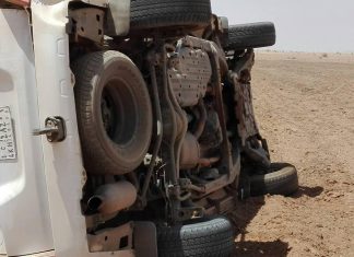 مصرع زوجة فريق بالأمن في حادث انفجار إطار سيارة مسؤول بمجلس السيادة عاجل .. مصرع زوجة فريق بالأمن في حادث انفجار إطار سيارة مسؤول بمجلس السيادة