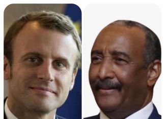 البرهان يهنئ ماكرون بمناسبة العيد الوطني لفرنسا البرهان يهنئ ماكرون بمناسبة العيد الوطني لفرنسا