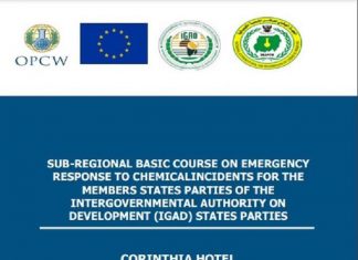 الكورس الإقليمي الأساسي للمستجيبين الأوائل للحوادث الكيميائية بمنطقة الإيقاد الكورس الإقليمي الأساسي للمستجيبين الأوائل للحوادث الكيميائية بمنطقة الإيقاد