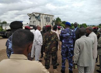 وصول المحول الكهربائي للمحطة التحويلية بالنيل الأزرق وصول المحول الكهربائي للمحطة التحويلية بالنيل الأزرق