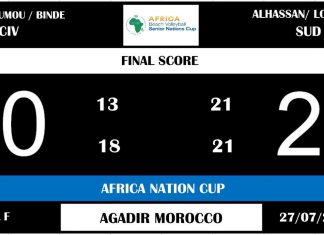 الطائرة الشاطئية تكسب ساحل العاج في بطولة الأمم الافريقية الطائرة الشاطئية تكسب ساحل العاج في بطولة الأمم الافريقية