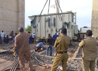 المحول60 MVA يصل الى مدينة الدمازين المحول60 MVA يصل الى مدينة الدمازين