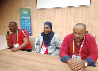 هزار تؤكد دعم الوزارة للاعبين في بطولة التضامن الإسلامي بتركيا هزار تؤكد دعم الوزارة للاعبين في بطولة التضامن الإسلامي بتركيا