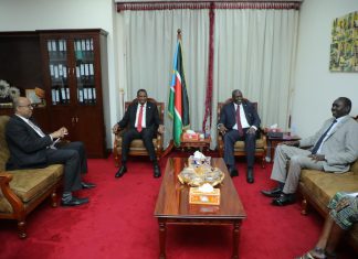 دقلو و مشار يبحثان تنفيذ إتفاق السلام بجنوب السودان دقلو و مشار يبحثان تنفيذ إتفاق السلام بجنوب السودان