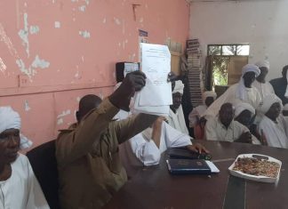 توقيع وثيقة وقف العدائيات بين الحوازمة وكنانة بابي جبيهة توقيع وثيقة وقف العدائيات بين الحوازمة وكنانة بابي جبيهة .