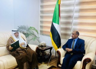 وزير الخارجية المكلف يلتقي السفير السعودي وزير الخارجية المكلف يلتقي السفير السعودي