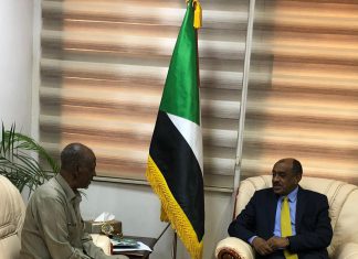 وزير الخارجية المكلف يلتقي مبعوث الايقاد لجمهورية جنوب السودان وزير الخارجية المكلف يلتقي مبعوث الايقاد لجمهورية جنوب السودان