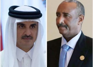 البرهان يهاتف أمير قطر البرهان يهاتف أمير قطر