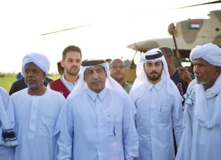 500 خيمة و 50 طنا من المساعدات من قطر للمناقل ٥٠٠ خيمة و ٥٠ طنا من المساعدات من قطر للمناقل