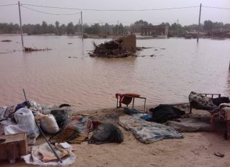 ارتفاع منسوب النيل بمحطة عطبرة وانهيار عدد من المنازل بالمتمة ارتفاع منسوب النيل بمحطة عطبرة وانهيار عدد من المنازل بالمتمة