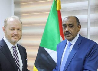 وزير الخارجية المكلف يستقبل سفير الولايات المتحدة الأمريكية الجديد وزير الخارجية المكلف يستقبل سفير الولايات المتحدة الأمريكية الجديد