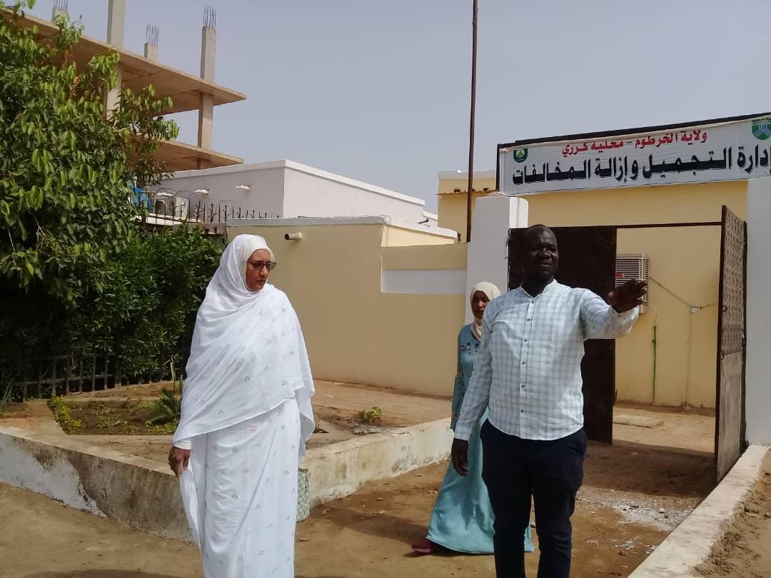 المدير التنفيذي لمحلية كرري تتفقد مباني إدارة التجميل وإزالة المخالفات المدير التنفيذي لمحلية كرري تتفقد مباني إدارة التجميل وإزالة المخالفات