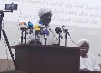 وزير المالية: ترتيبات مرتقبة تجعل السودان في مقدمة الدول للأمن الغذائي وزير المالية:ترتيبات مرتقبة تجعل السودان فى مقدمة الدول للأمن الغذائي