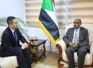 وزير الخارجية المكلف يستقبل سفير جمهورية الصين الشعبية لدى السودان وزير الخارجية المكلف يستقبل سفير جمهورية الصين الشعبية لدى السودان