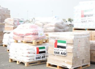 وصول جسر مساعدات جوي إماراتي الى مطار الخرطوم وصول جسر مساعدات جوي إماراتي الى مطار الخرطوم