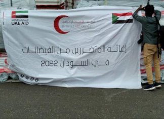 طائرة ثالثة من المساعدات الإماراتية تصل السودان طائرة ثالثة من المساعدات الإماراتية تصل السودان