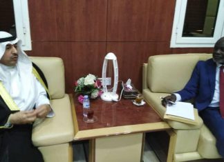 وزير المالية والتخطيط الاقتصادي يلتقي السفير الكويتي بالخرطوم وزير المالية والتخطيط الاقتصادي يلتقي السفير الكويتي بالخرطوم