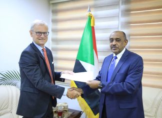 وزير الخارجيةيستقبل سفير مملكة النرويج وزير الخارجيةيستقبل سفير مملكة النرويج