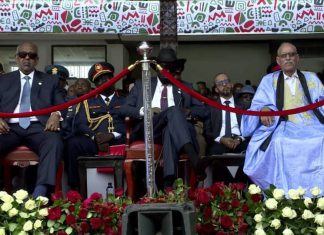 عقار يشهد مراسم تنصيب الرئيس الكيني عقار يشهد مراسم تنصيب الرئيس الكيني