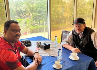 رئيس الاتحاد الافريقي لتنس الطاولة يصل الخرطوم رئيس الاتحاد الافريقي لتنس الطاولة يصل الخرطوم