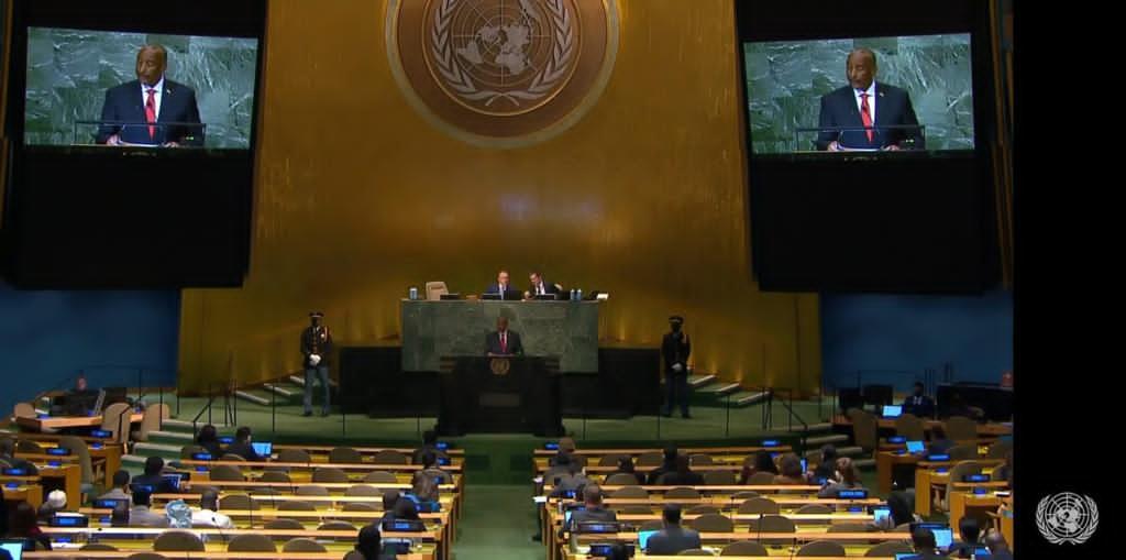 البرهان يشكو أمام الجمعية العامة للأمم المتحدة : الديونُ الخارجيةُ تقف حجر عثرةٍ أمام السودان.. التفاصيل الكاملة لخطاب رئيس مجلس السيادة البرهان يشكو أمام الجمعية العامة للأمم المتحدة : الديونُ الخارجيةُ تقف حجر عثرةٍ أمام السودان.. التفاصيل الكاملة لخطاب رئيس مجلس السيادة