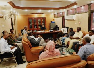 وفد من جامعة كسلا بزور جامعة الجزيرة وفد من جامعة كسلا بزور جامعة الجزيرة