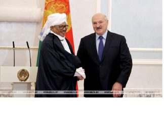 السفير محمد موسي يقدم اوراق اعتمادة للرئيس البيلاروسي السفير محمد موسي يقدم اوراق اعتمادة للرئيس البيلاروسي