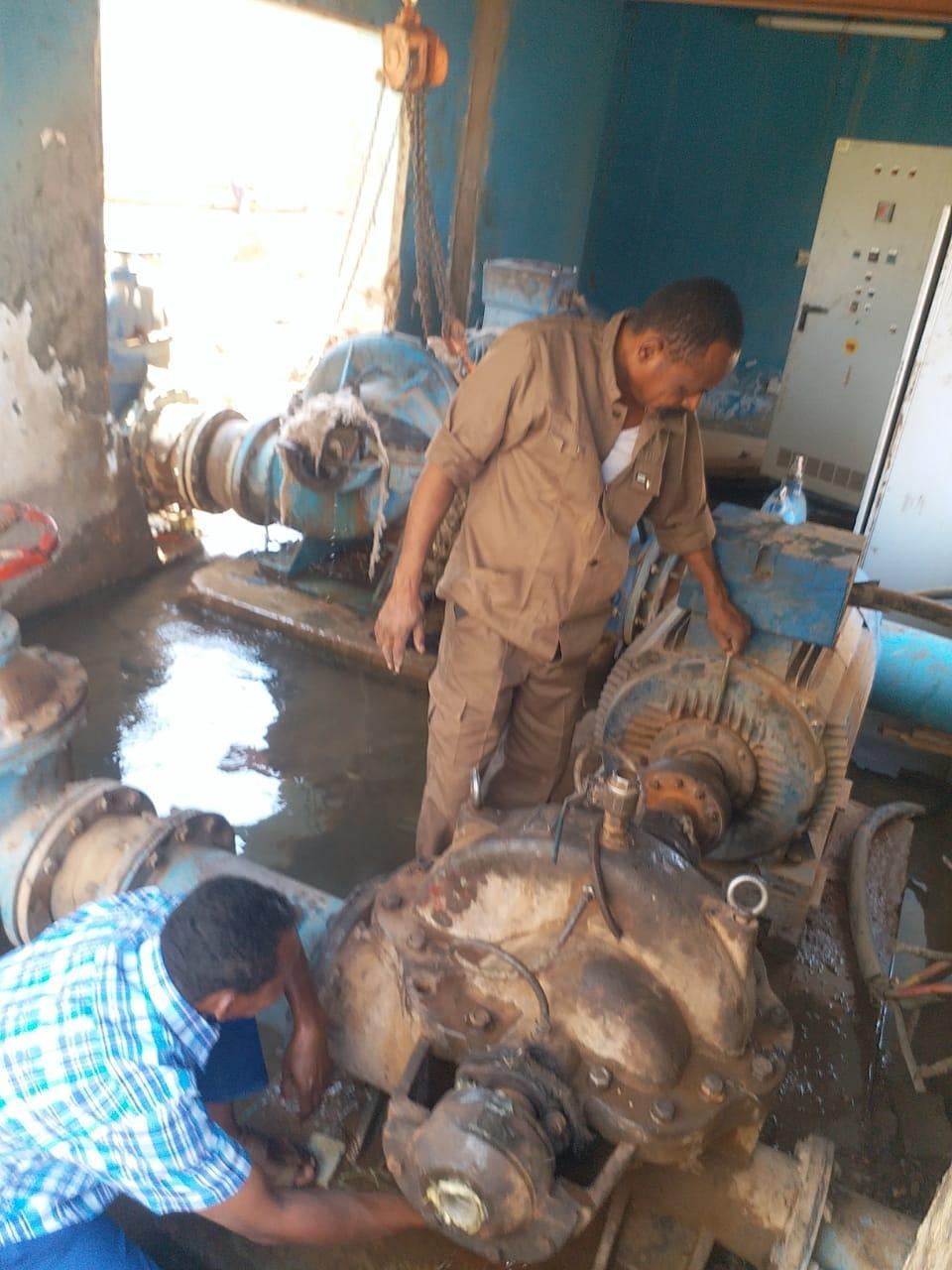 هيئة مياه الخرطوم: صيانة طبلونات التحكم وعودة الخدمة بمحطة بحري