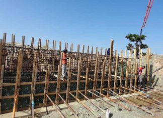 بدء الأعمال الخرسانية لكبري السريف بنيالا بدء الأعمال الخرسانية لكبري السريف بنيالا
