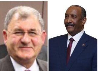 رئيس مجلس السيادة يهنئ د.عبداللطيف رشيد بمناسبة انتخابه رئيساً للعراق رئيس مجلس السيادة يهنئ د.عبداللطيف رشيد بمناسبة انتخابه رئيساً للعراق