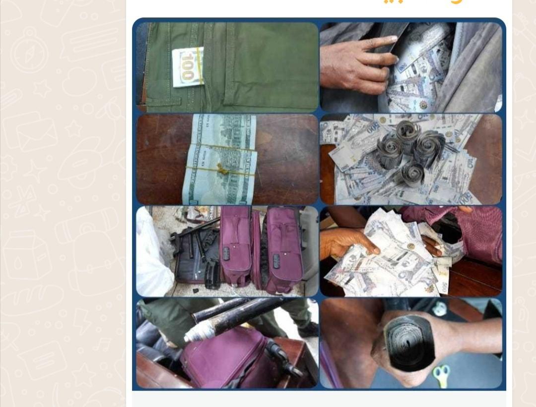 الجمارك تحبط تهريب (184)ألف ريال سعودي و(14,700) دولار أمريكي