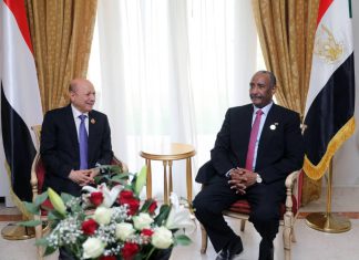 البرهان يؤكد دعم السودان و وقوفه مع الشرعية في اليمن البرهان يؤكد دعم السودان و وقوفه مع الشرعية في اليمن