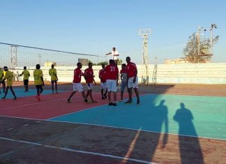 إفتتاح المجمع الرياضي لكرة الطائرة بدنقلا إفتتاح المجمع الرياضي لكرة الطائرة بدنقلا