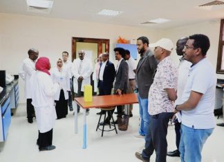 وفد جامعة بحر دار الأثيوبية يزور مختبرات جامعة الجزيرة المركزية وفد جامعة بحر دار الأثيوبية يزور مختبرات جامعة الجزيرة المركزية