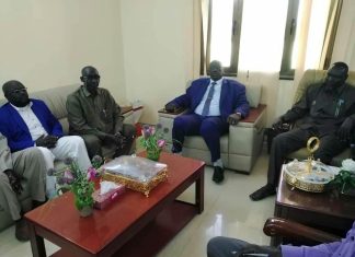 بادى يستقبل وفد التحالف السوداني بادى يستقبل وفد التحالف السوداني