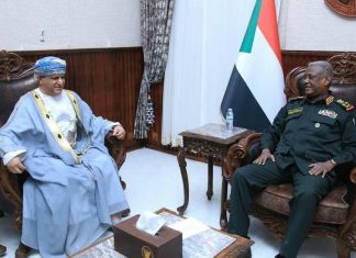 ياسر العطا يلتقي سفير سلطنة عمان لدى السودان ياسر العطا يلتقي سفير سلطنة عمان لدى السودان