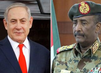 البرهان يبعث رسالة الى نتنياهو البرهان يبعث رسالة الى نتنياهو