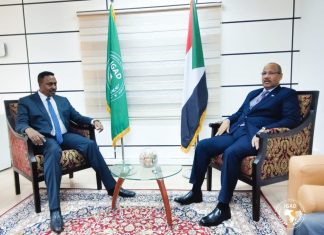 عضو السيادي يلتقي السكرتير التنفيذي للايقاد عضو السيادي يلتقي السكرتير التنفيذي للايقاد
