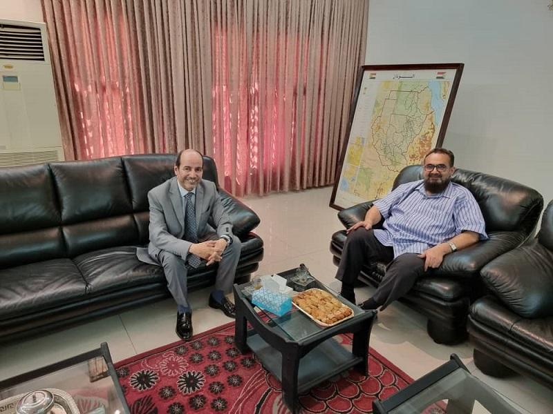 سفير المغرب بالخرطوم يستقبل المدير الأقليمي لمؤسسة البصر العالمية سفير المغرب بالخرطوم يستقبل المدير الأقليمي لمؤسسة البصر العالمية