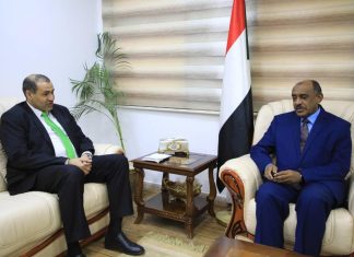 وزير الخارجية المكلف يستقبل سفير دولة ليبيا وزير الخارجية المكلف يستقبل سفير دولة ليبيا